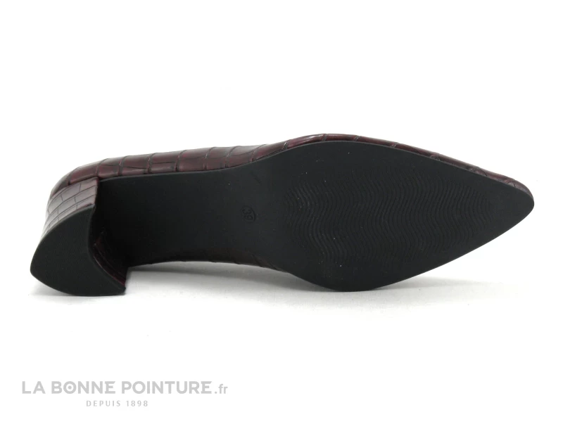 Marco Tozzi 2-22430-35 Bordeaux Croco - Escarpin Pointu 7 Marco Tozzi 2-22430-35 Bordeaux Croco - Escarpin Pointu – Image 7